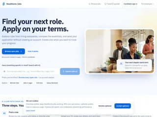 HeadHonta Jobs platform preview HeadHonta Jobs platform preview