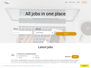 Uganda Jobs platform preview