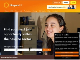 Hospice UK Jobs platform preview
