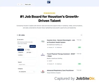 Houston Dose Jobs platform preview