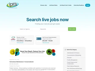 IPRA Job Board screenshot preview IPRA Job Board screenshot preview
