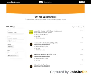 CVI Job Opportunities platform preview