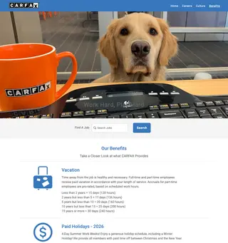 CARFAX Careers screenshot preview