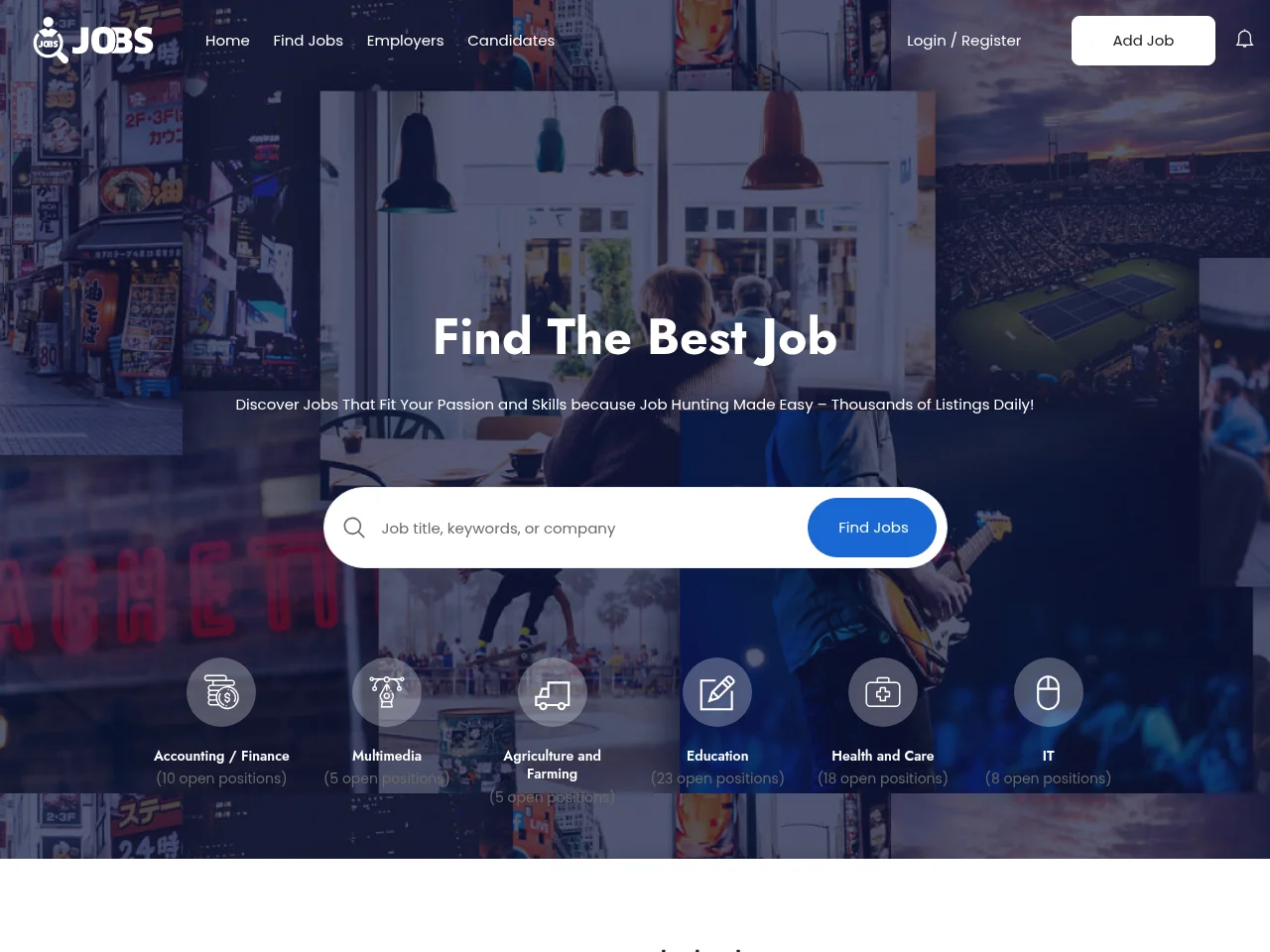 Kanel Jobs website screenshot