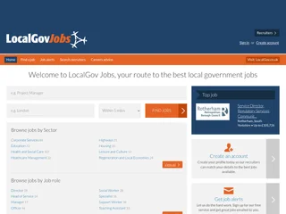 LocalGov Jobs platform preview