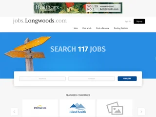 jobs.longwoods.com screenshot preview