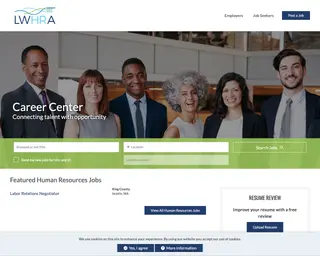 LWHRA Career Center platform preview