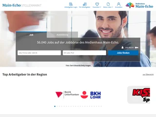 jobs.main-echo.de screenshot preview