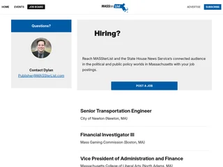 MASSterList Job Board screenshot preview MASSterList Job Board screenshot preview