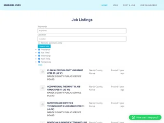 Mhariri Jobs screenshot preview
