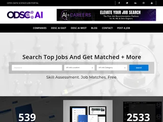 Open Data Science Jobs Board platform preview Open Data Science Jobs Board platform preview