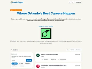 Orlando Signal Job Board screenshot preview Orlando Signal Job Board screenshot preview