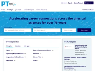 Physics Today Jobs screenshot preview Physics Today Jobs screenshot preview