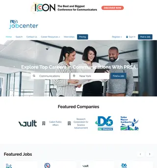 PRSA Job Board platform preview