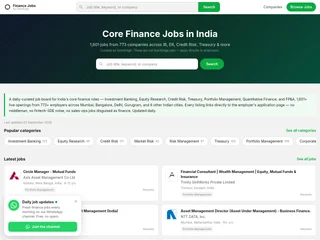 Core Finance Jobs India screenshot preview