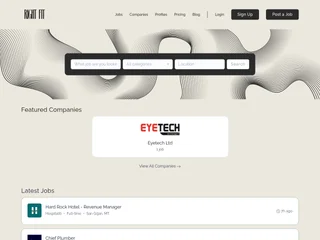 Jobs by Right Fit platform preview Jobs by Right Fit platform preview