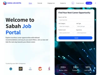 Sabah Job Portal screenshot preview Sabah Job Portal screenshot preview