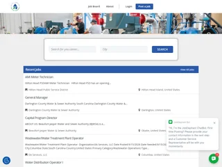 SC Water Careers platform preview SC Water Careers platform preview
