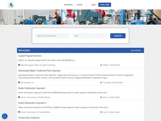 scwatercareers.org screenshot preview scwatercareers.org screenshot preview