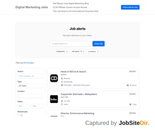 SelfMoneyCare Jobs platform preview SelfMoneyCare Jobs platform preview