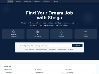 Shega Job Board screenshot preview Shega Job Board screenshot preview