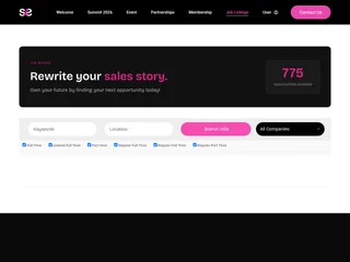 Sistas in Sales Job Board platform preview Sistas in Sales Job Board platform preview