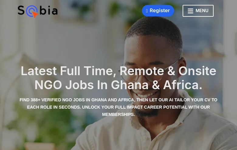 Sobia Online Jobs screenshot Sobia Online Jobs job board platform screenshot showing job search interface