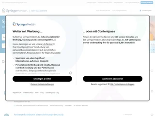 SpringerMedizin.de/Jobs platform preview SpringerMedizin.de/Jobs platform preview