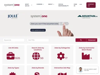 System One Jobs screenshot preview