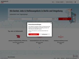 Tagesspiegel Jobbörse screenshot preview