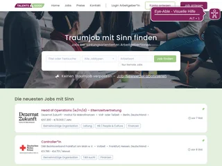 Talents4Good platform preview Talents4Good platform preview