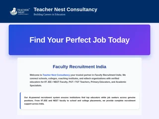 Teacher Nest Consultancy screenshot preview