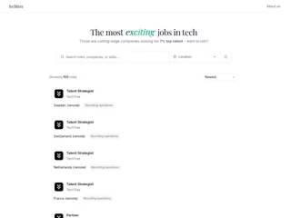 TechTree Job Board screenshot preview