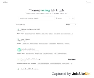 TechTree Job Board platform preview TechTree Job Board platform preview