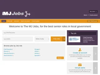 The MJ Jobs screenshot preview