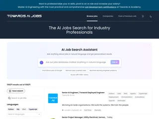 Towards AI Jobs screenshot preview