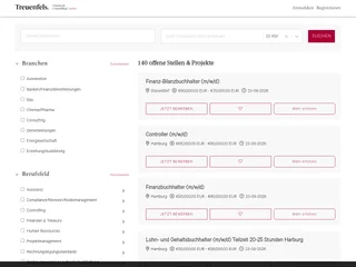 Treuenfels Personalberatung screenshot preview