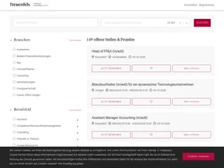 Treuenfels Personalberatung platform preview