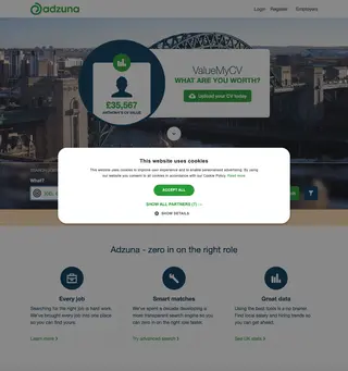 Adzuna screenshot preview Adzuna screenshot preview