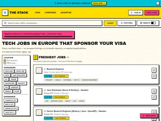 The Stack Jobs screenshot preview The Stack Jobs screenshot preview