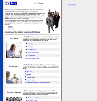 TVJobs.com screenshot preview