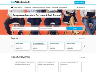 jobs.volksstimme.de platform preview