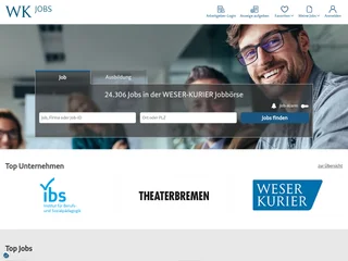 WESER-KURIER Jobbörse platform preview WESER-KURIER Jobbörse platform preview