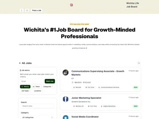 Wichita Life Job Board screenshot preview Wichita Life Job Board screenshot preview