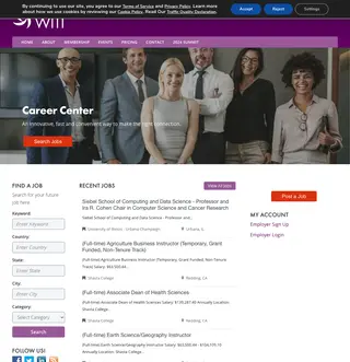 WITI Job Board platform preview