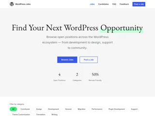 WordPress Jobs platform preview WordPress Jobs platform preview