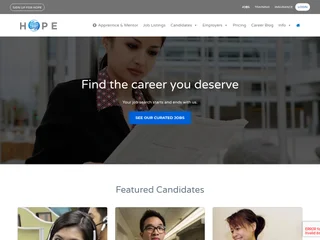 HOPE Jobs platform preview HOPE Jobs platform preview