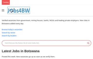 Jobs4BW screenshot preview Jobs4BW screenshot preview