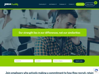Jobs4Disability platform preview Jobs4Disability platform preview