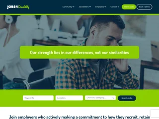 Jobs4Disability screenshot preview
